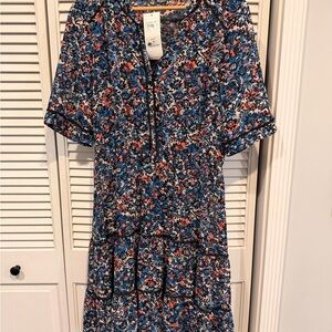 NWT Gerard Darel Floral Tiered Dress